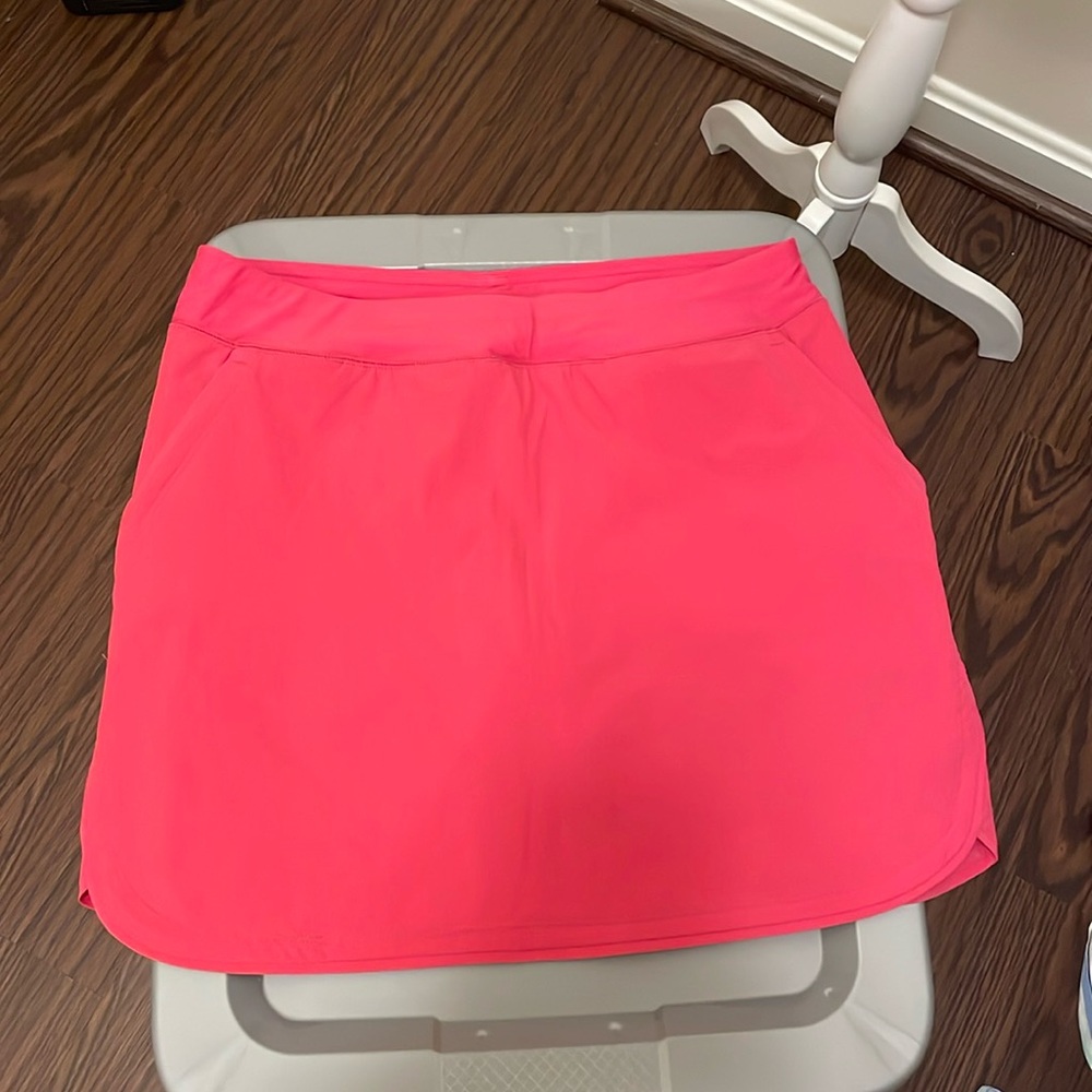 Lands' End Bright Pink Swim Skort